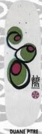 Alien Workshop Green Olives Model - White Stain deck in the Cali4nia Skate Express #66 1992