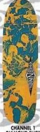 Channel One Diamond Slick deck in the Cali4nia Skate Express #66 1992