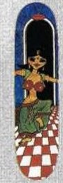 Acme Belly Dancer deck in the Cali4nia Skate Express 1993 #70