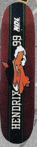 New Deal Hendrix NDL deck in the Cali4nia Skate Express #71 1993