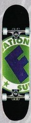 Foundation Circle F Logo deck in the Cali4nia Skate Express #73 1994