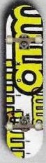 ATM Click Multi Logo deck in the Cali4nia Skate Express #77 1995