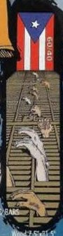 60/40 Cales Behind Bars deck in the Cali4nia Skate Express #77 1995