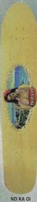 Powell Peralta No Ka Oi deck in the Cali4nia Skate Express #77 1995