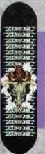 Zorlac Cow Skull deck in the Cali4nia Skate Express #77 1995