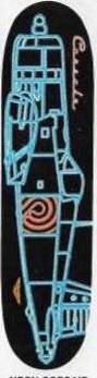 Powell Peralta Neon Corsair deck in the Cali4nia Skate Express #79 1996