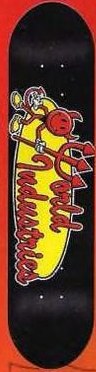 World Industries Devil Logo deck in the Cali4nia Skate Express #79 1996