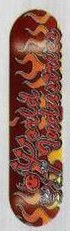 World Industries Devil Flames deck in the Cali4nia Skate Express #80 1996