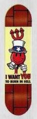 World Industries Uncle Sam deck in the Cali4nia Skate Express #80 1996