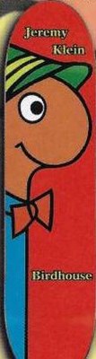 Birdhouse Klein Worm deck in the Cali4nia Skate Express #80 1996