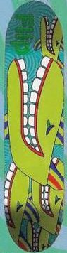 Flip Rowley Yellow Shark deck in the Cali4nia Skate Express #80 1996
