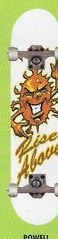 Powell Peralta Rise Above deck in the Cali4nia Skate Express #81 1997