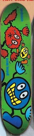 Birdhouse Howell Sour Candy deck in the Cali4nia Skate Express #81 1997