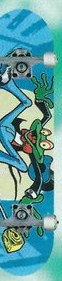 Powell Peralta Uptown Frog deck in the Cali4nia Skate Express #82 1997