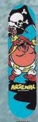 Arsenal Happy Pirate deck in the Cali4nia Skate Express 1997 #83