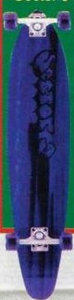 Sector 9 Cosmic Rider Blue Wave deck in the Cali4nia Skate Express #84 1997