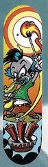 Powell Peralta Scorchy's Birthday deck in the Cali4nia Skate Express #83 1997 Summer/Fall