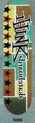 Think Stars deck in the Cali4nia Skate Express #83 1997 Summer/Fall