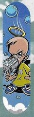 Powell Peralta Soap Angel deck in the Cali4nia Skate Express #83 1997 Summer/Fall