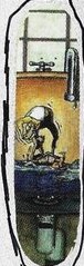 Acme Down The Drain deck in the Cali4nia Skate Express #70 1993