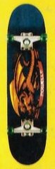 Powell Peralta Oval Dragon deck in the Cali4nia Skate Express #72 1994