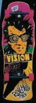 Vision Street Wear Psycho Stick deck in the CCS 1987
