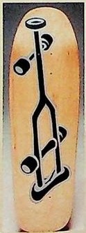Black Label Crutch deck in the CCS 1991 Winter