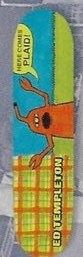 Toy Machine Templeton Plaid deck in the CCS 1996 Fall
