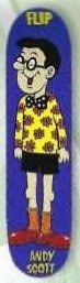 Flip Andy Scott Softy deck in the CCS 1996 Winter