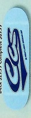CCS Classic Script (Light Blue) deck in the CCS 2001 Fall