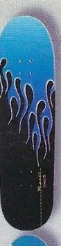 Powell Peralta Hot Rod Flames 2 (Blue) deck in the CCS 2001 Spring