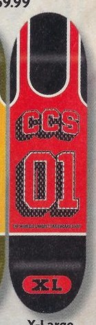 CCS Jersey 01 (X-Large) deck in the CCS 2001 Summer