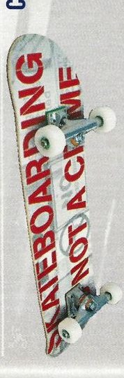 Crime Skateboarding Is Not A Crime deck in the CCS 2002 Summer