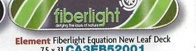 Element Equation Fiberlight (Green) deck in the CCS 2006 Spring