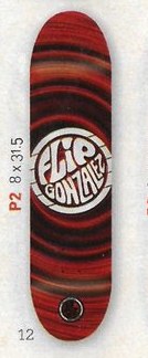 Flip Gonzalez Hip'Notic deck in the CCS 2012 Holiday