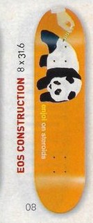 Enjoi On Steroids (EOS Construction, Orange) deck in the CCS 2012 Holiday
