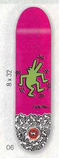 Alien Workshop Keith Haring Collab (Pink) deck in the CCS 2012 Holiday