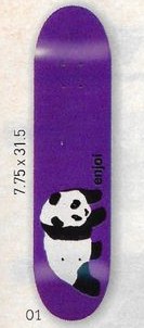 Enjoi OG Panda (Purple) deck in the CCS 2012 Holiday