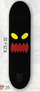 Toy Machine Monster Face (Black) deck in the CCS 2012 Holiday