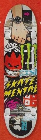 Skate Mental O'Neill Mall Grab deck in the CCS 2012 Holiday