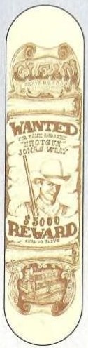Clean Wray Western Series deck in the Clean Skateboards 1996 Spring