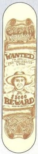 Clean Luna Western Series deck in the Clean Skateboards 1996 Spring