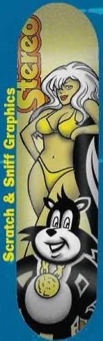 Stereo Lemon Skunk deck in the Deluxe Distribution 1999
