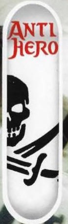 Anti Hero Small Skull deck in the Deluxe Distribution 1999