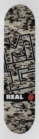 Real Gonzales Renewal (Grey Camo) deck in the Deluxe Distribution 2001 Fall