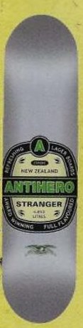 Anti Hero Stranger Lager deck in the Deluxe Distribution 2001 Spring