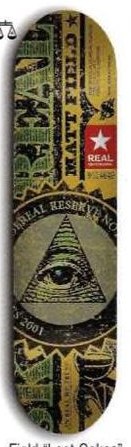 Real Field Loot Cakes deck in the Deluxe Distribution 2001 Spring