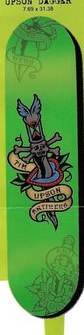 Anti Hero Upson Dagger deck in the Deluxe Distribution 2001 Winter Catalog