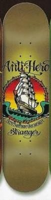 Anti Hero Stranger Tattoo deck in the Deluxe Distribution 2005 Back To School