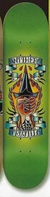 Anti Hero Trujillo Tattoo deck in the Deluxe Distribution 2005 Back To School